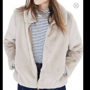 Madewell Faux Mink Jacket